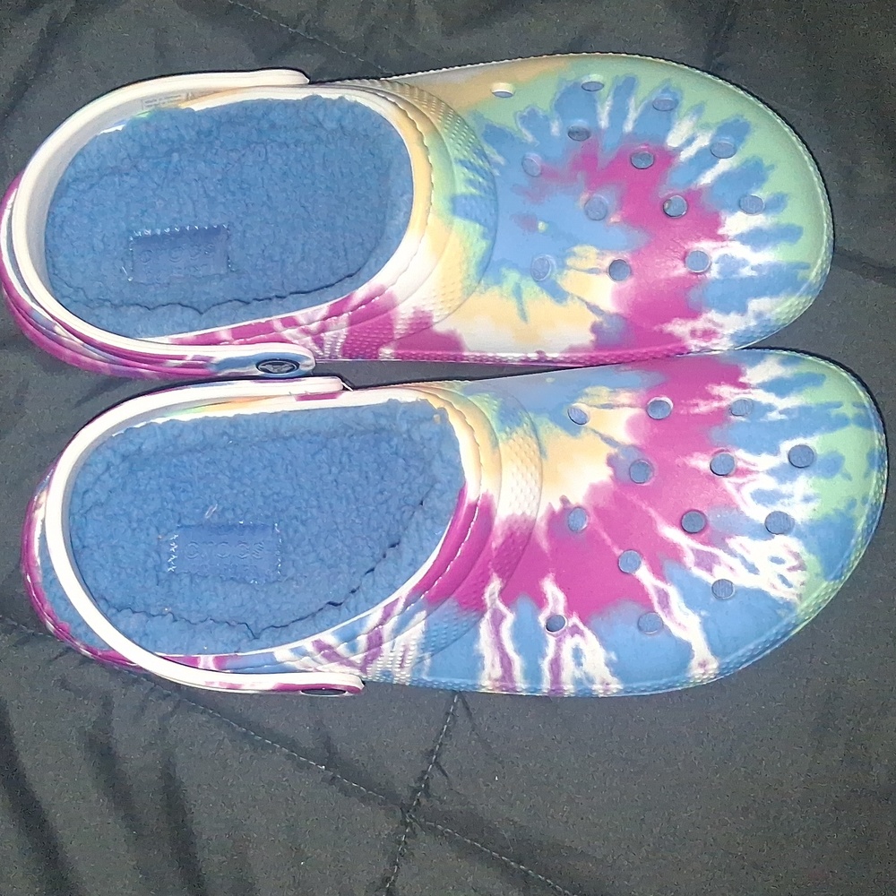 Colorful Tie-Dye Crocs - Picture 2 of 3